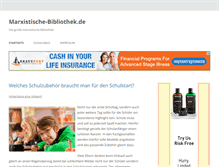 Tablet Screenshot of marxistische-bibliothek.de